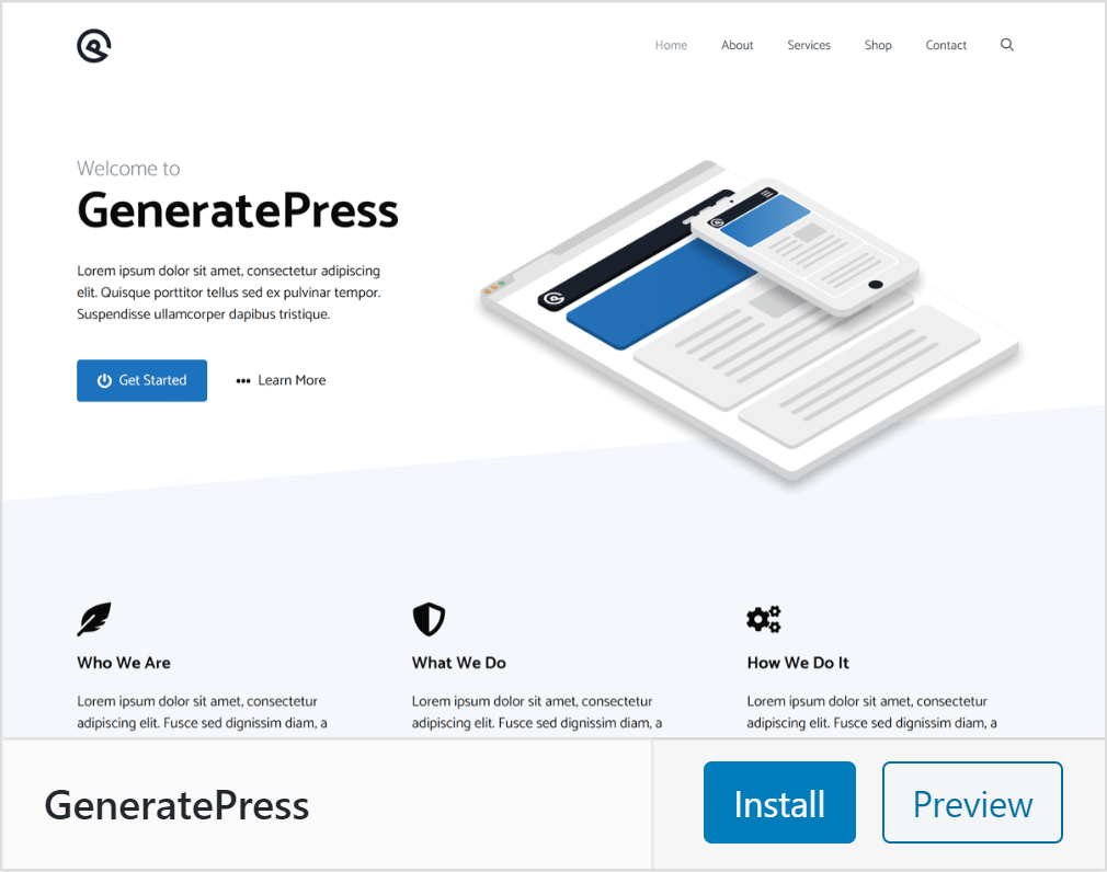 Buy Generatepress theme